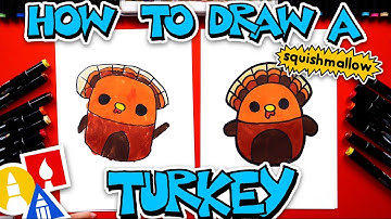 How To Draw A Turkey Squishmallow