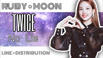 [REQUEST] HOW WOULD TWICE SING NO LIE (EVERGLOW) • LINE DISTRIBUTION