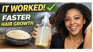 How to make Rice water and Aloe Vera treatment for dry damage hair