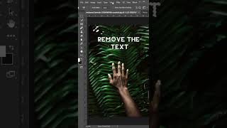 ازاي نشيل الكتابة من علي صورة بالفوتوشوب #graphicdesign #photoshop #tips #trending #viral screenshot 4