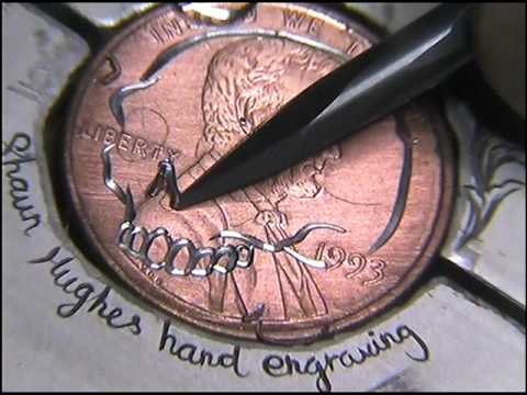 Quick Skull with the Homemade hand Engraving Machine.