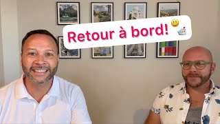 CROISIÈRE AUTOUR DU MONDE - ON RETOURNE À BORD!