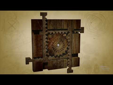 القفل ذو المزالج الأربعة الجزري