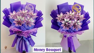 Money flower Bouquet Tutorial #moneybouquet #diybouquet #moneyflower