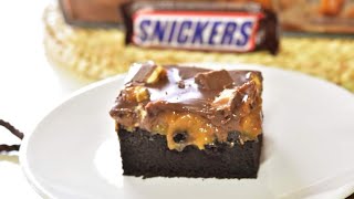 كيكة السنيكرز الفخمه مو طبيعي الطعم ولا غلطه Snickers cake