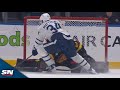 Canucks' Nikita Tolopilo Extends Wild OT With Penalty Shot Save On Auston Matthews