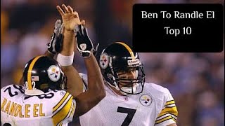 Ben Roethlisberger to Antwan Randle El Top 10 Completions