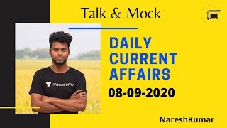 Daily CA Live Discussion in Tamil| 08-09-2020|Mr.Naresh kumar