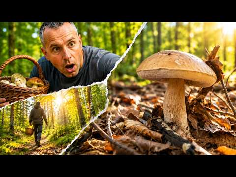 I WAS HERE A FEW DAYS AGO... TODAY WAS A SHOCK!!! 🍄‍🟫 PORCINI MUSHROOMS ARE EVERYWHERE!!! 🍄‍🟫🍄‍🟫🍄‍🟫