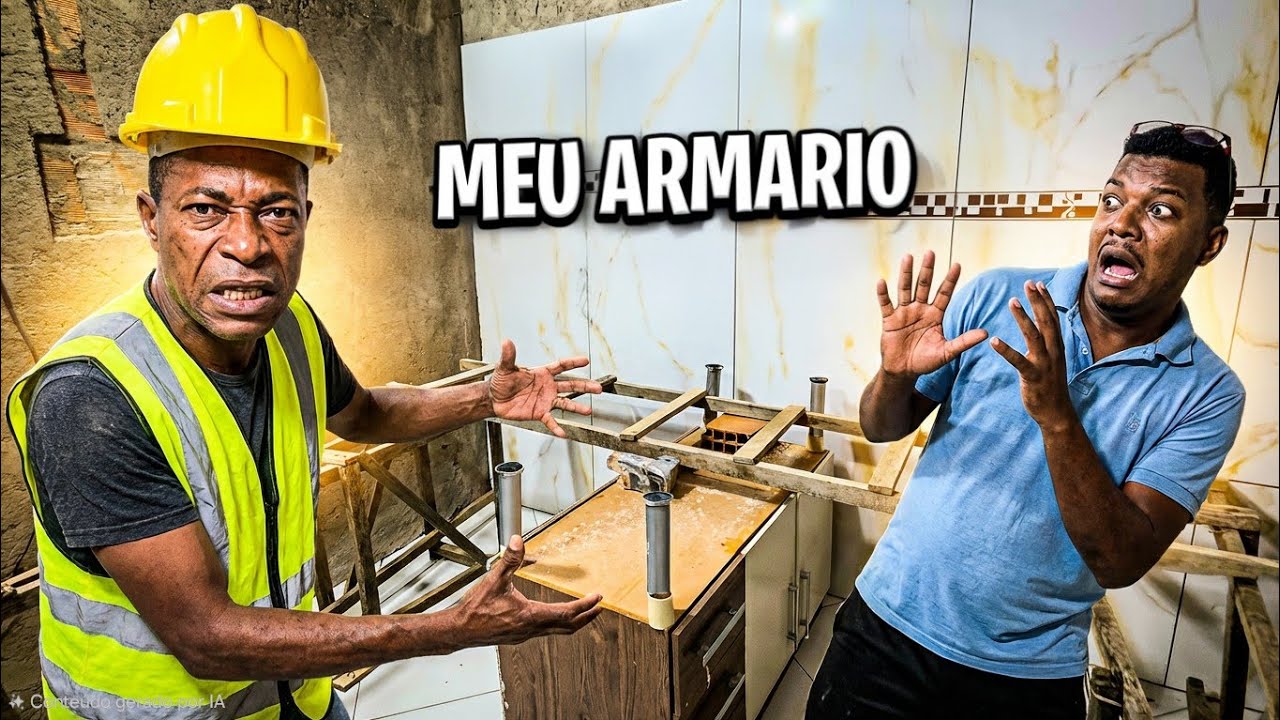 Pedreiro armengueiro destruiu meu armário