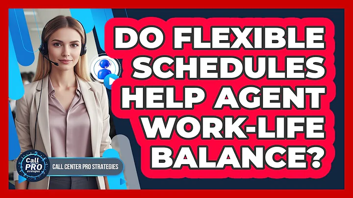 Do Flexible Schedules Help Agent Work-Life Balance?