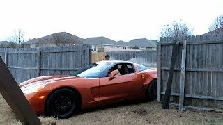 Tear Down Fence for Corvette Engine Swap!: C6 Corvette LS3 Swap Part I