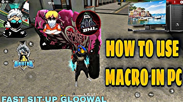 what is macro ? | how to use macro for fast gloo wall in free fire pc | like broken gaming.