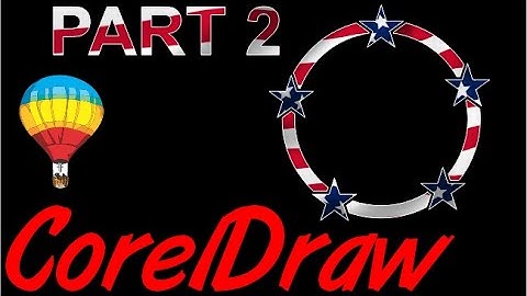 Corel Draw Tips & Tricks Stars around a Circle and SPACE Part 2