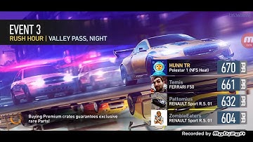 NFS No Limits | POLESTAR 1 NFS HEAT | ECLIPSE Event | Day 4 Risk it all - Event 3 - Rush Hour