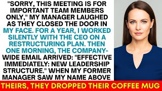 Full Sorry, This Meeting Is for Important People Only - Then I Became Their New Boss Overnight Guide