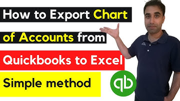 How to Export Chart of Accounts  from QuickBooks Desktop to Excel |QuickBooks Desktop Tutorials|