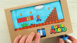 How to make Super Mario Game from cardboard. No electronic components required! Anyone can make! image