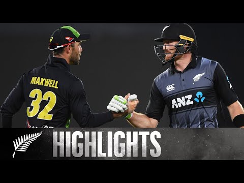 Highest Chase In T20 History | HIGHLIGHTS | Trans-Tasman Tri Series | BLACKCAPS V Australia