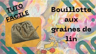 DIY : Bouillotte sèche en graine de lin – Pimprelys