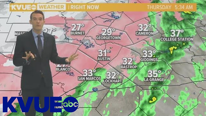 Reports of freezing rain turning to ice on ground | Winter weather update Thursday morning | KVUE