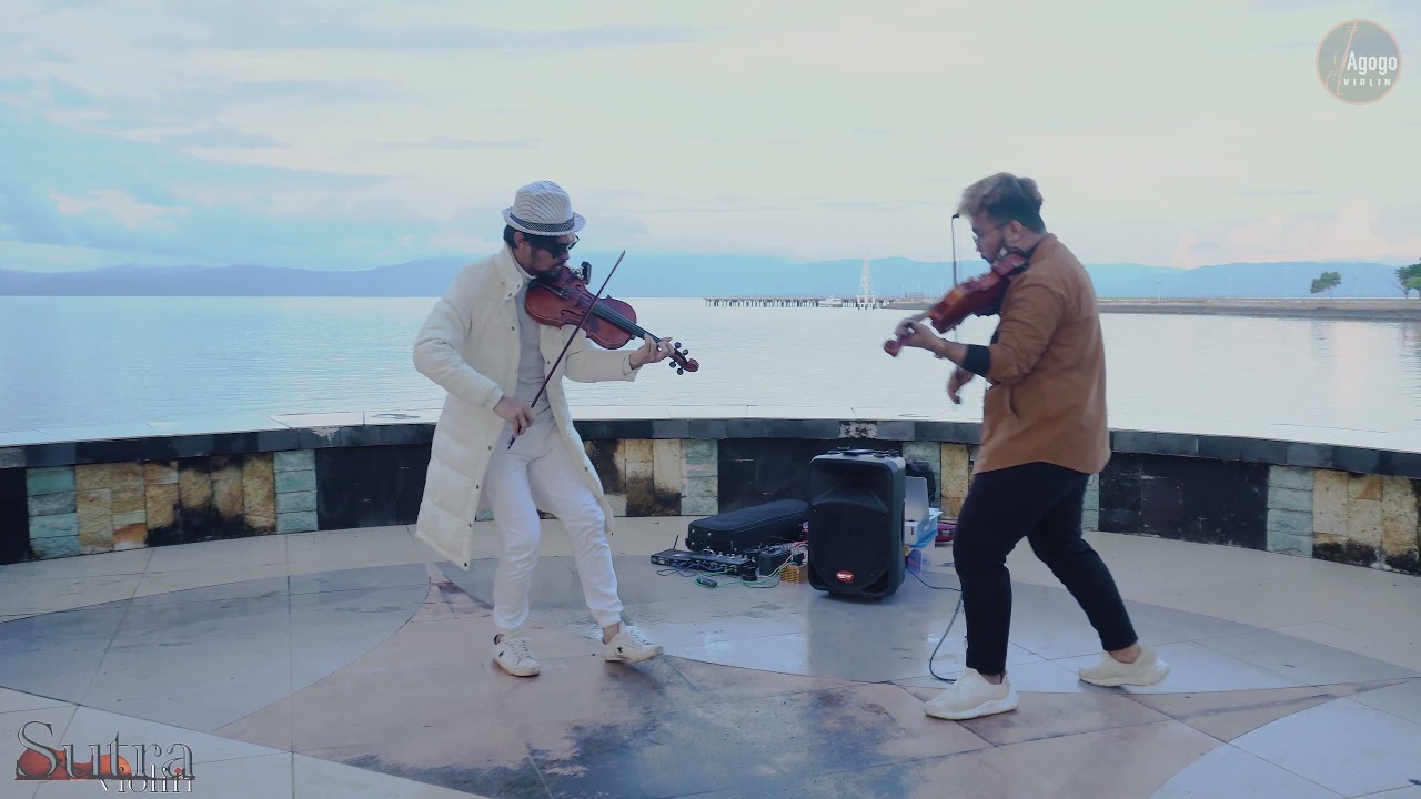 ⁣AGOGO VIOLIN FEAT SUTRA VIOLIN, DUET VIOLIN Muse Hysteria PERFORMANCE.