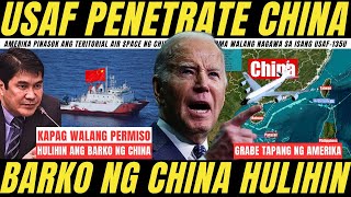 CHINA NADUWAG, AMERIKA SINUBOKAN ANG TAPANG NG CHINA, BARKO NG CHINA HULIHIN KAPAG WALANG PERMISO