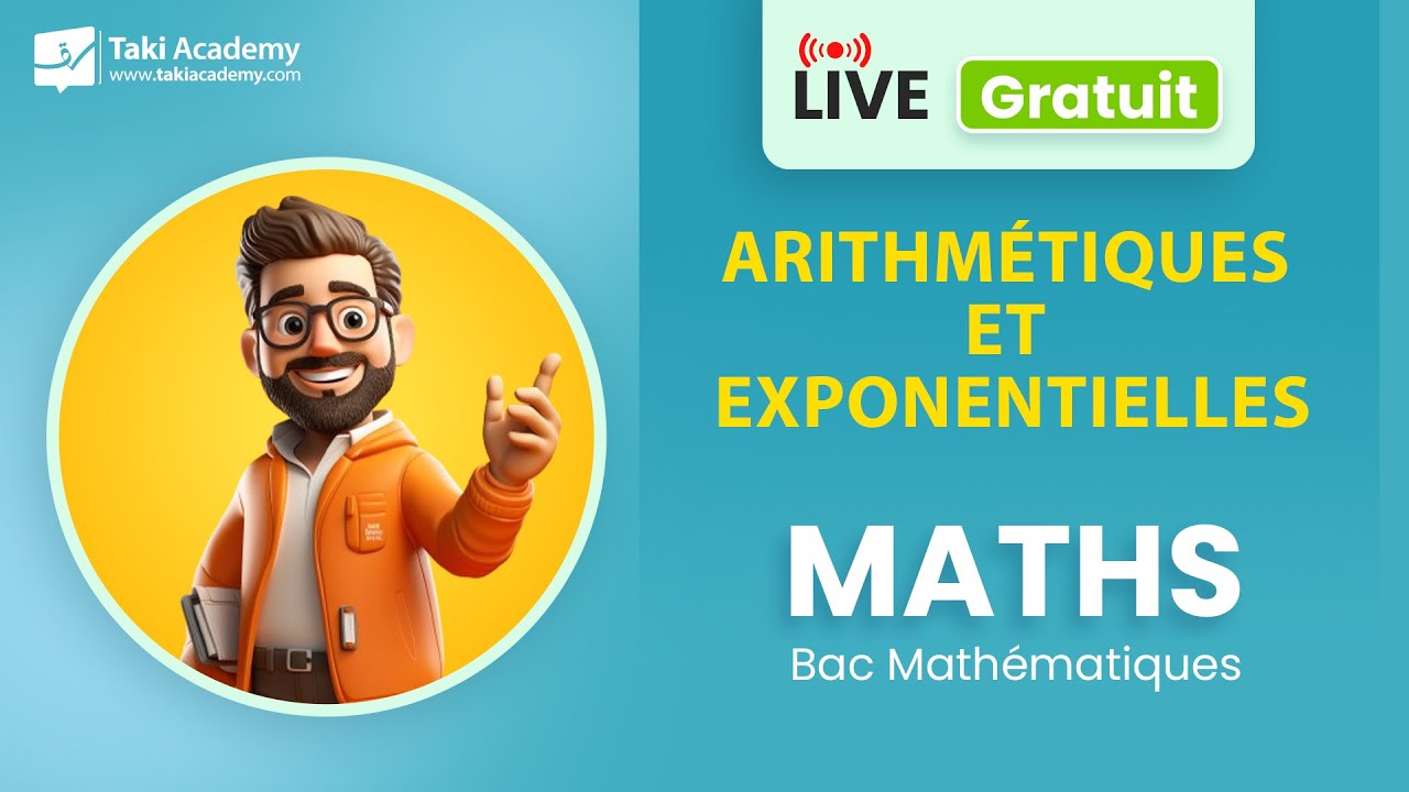 🔴 Rec | 𝑨𝒓𝒊𝒕𝒉𝒎𝒆́𝒕𝒊𝒒𝒖𝒆𝒔 𝒆𝒕 𝒆𝒙𝒑𝒐𝒏𝒆𝒏𝒕𝒊𝒆𝒍𝒍𝒆𝒔 | Bac Maths