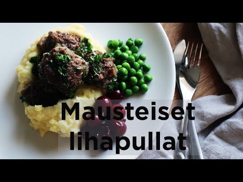 Video: Mausteiset Lihapallot