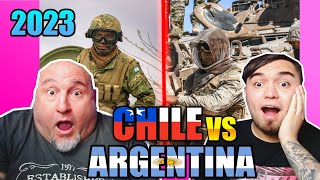 Ejército de CHILE vs ARGENTINA ¿Cual es Más Fuerte en 2023?