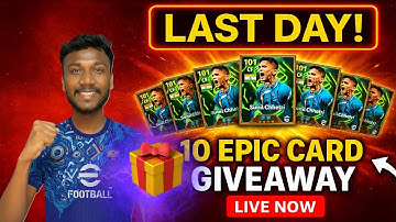 INSANE Giveaway! Win 10 Sunil Chhetri Epic Cards 🎁⚽ New eFootball Shorts OUT NOW! #efootball