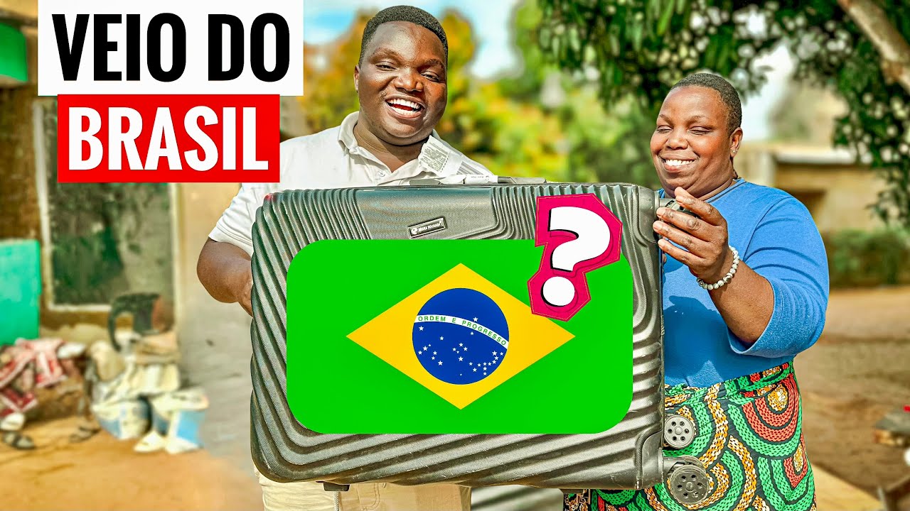 CHEGOU A HORA! DE ENTREGAR OS PRESENTES DO BRASIL 🇧🇷 PARA MINHA FAMÍLIA 🇲🇿 – EMOCIONANTE! 😭❤️