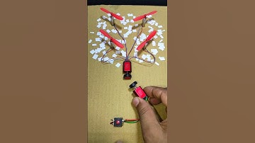 Mini Dynamo Generator Power Transfer In Drone Motor _ DC Motor #dcmotor #tech #shorts