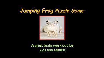 Jumping Frog Puzzle Game