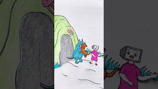 She Thought He Was The Monster Until... #shortsfeed #youtubeshorts #skibiditoilet #drawing