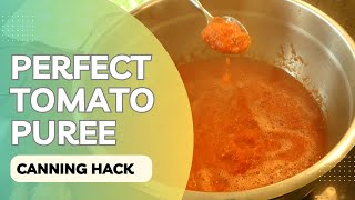 Easy Nutrient-Rich Tomato Puree
