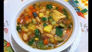 Куриный Суп с Фасолью /Очень Вкусно и Просто! Куриный Суп с Фасолью /Очень Вкусно и Просто!