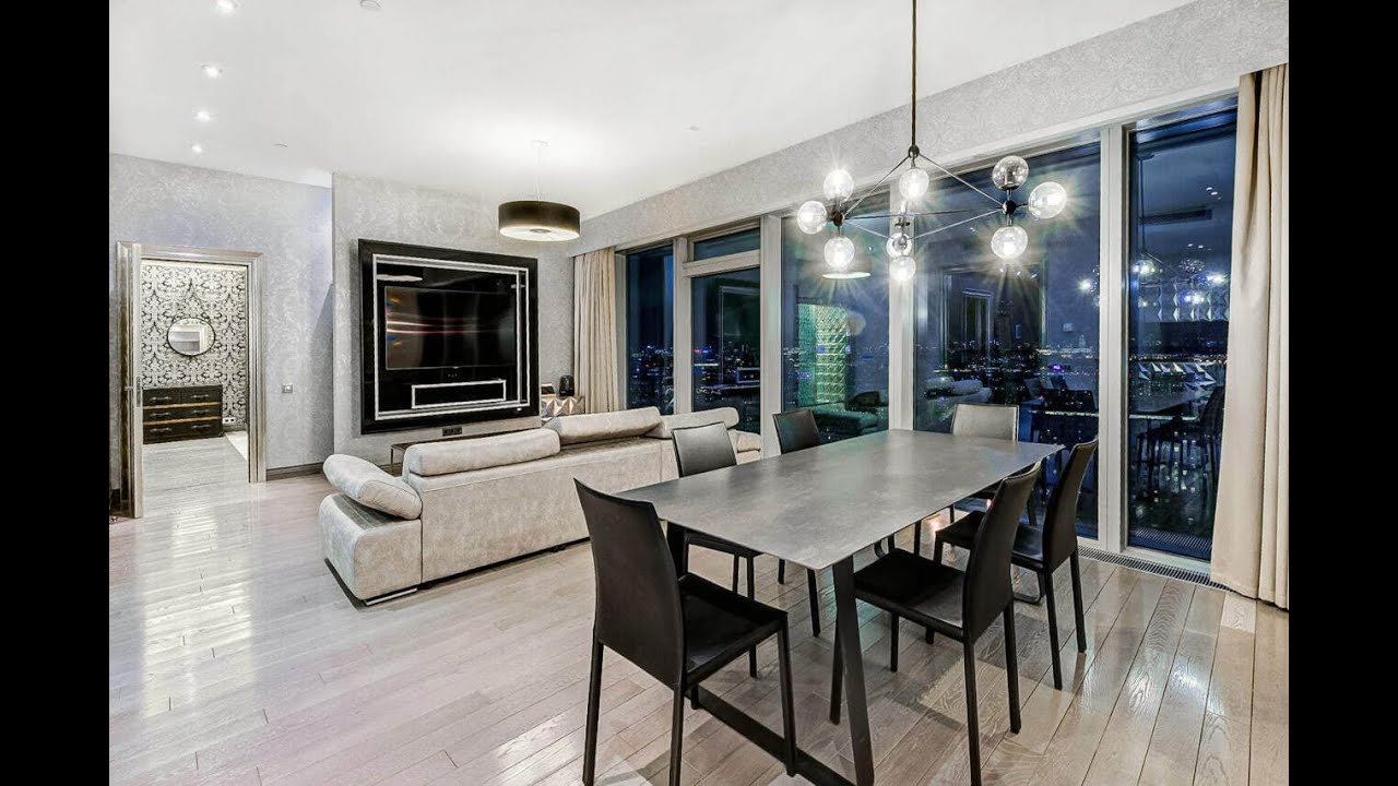 Москва Сити, 2-к апартаменты 105м² на 25 этаже башни Санкт Петербург ...