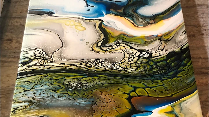 #313.  PHENOMENAL Deconstructed Bloom Technique!!! / golden fluid acrylics / art therapy