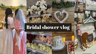 Bridal Shower vlog 👰🏽‍♀️🌹