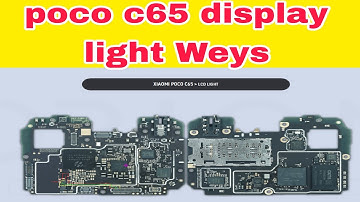 Poco c65 display light problem solution// display light all track @techmobile007