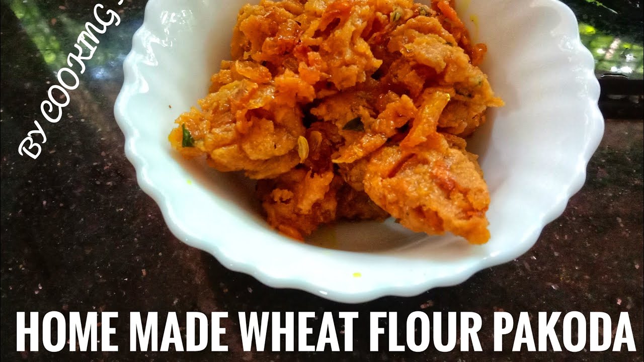 HOW TO MAKE WHEAT FLOUR PAKORA YouTube