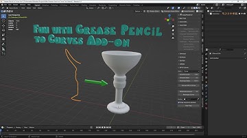 Fun with Grease Pencil to Curves Add-on and Blender Extension