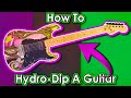 How To Hydro Dip A Guitar - 4K (UHD)