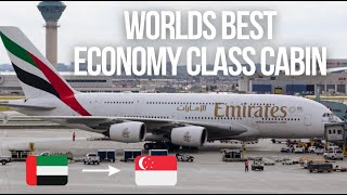 World's Best Economy Class Cabin / Emirates A380 Dubai - Singapore [Economy Class]