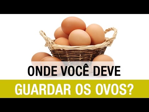 Vídeo: Os ovos devem ser armazenados na geladeira?