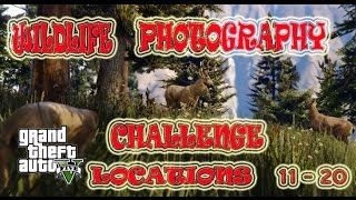 GTA 5 Wildlife Photography Challenge Locations 11-20 | Final Parts | Unlock The Kraken Sub