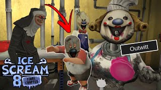 Charlie activates Mati and others in Ice Scream 8 Outwitt Gameplay