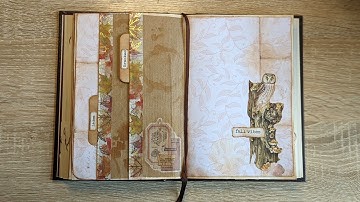 🍂 Through The Seasons 🍂 Altered Book Junk Journal ~ Autumn Pages: Part 3