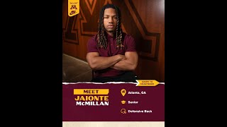 Meet the Gophers | Jai'Onte' McMillan